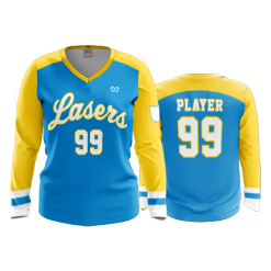 2129 FD Womens V-Neck Longsleeve LASERS-BLUE-2020