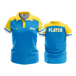 2129 FD Womens Polo LASERS-BLUE-2020