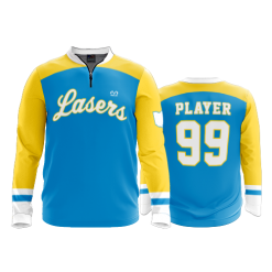 2129 FD Quarter Zip Batting Jacket LS LASERS-BLUE-2020