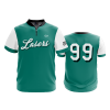 2793 FD Quarter Zip Batting Jacket SS LASERS-TEAL-WHITE-2020