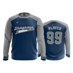 2803 FD Long Sleeve MENS STINGRAYS-2020-CHARCOAL