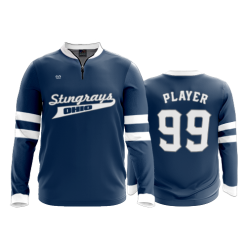 2803 FD Quarter Zip Batting Jacket LS STINGRAYS-2020-NAVY