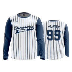 2803 FD Long Sleeve MENS STINGRAYS-2020-WHITEPIN