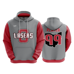 2808 FD Hoody LASERS-SCARLET-CHARCOAL