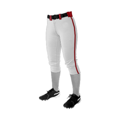 2808 FD Girls Fastpitch Pant CL LASERS-SCARLET-WHITE