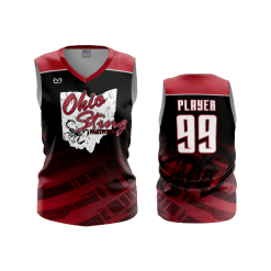 2811 FD Womens V-Neck Sleeveless OHIO-STING-BLACK