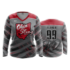 2811 FD Womens V-Neck Longsleeve OHIO-STING-CHARCOAL
