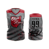 2811 FD Womens V-Neck Sleeveless OHIO-STING-CHARCOAL