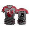 2811 FD Womens V-Neck OHIO-STING-CHARCOAL