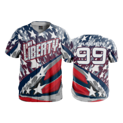 2806 FD ProTek Mens Full Button Down WV-LIBERTY-NAVY