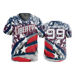 2806 FD Sport V-Neck MENS WV-LIBERTY-NAVY