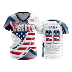 2806 FD Womens V-Neck WV-LIBERTY-WHITE