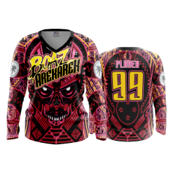 880 FD Womens V-Neck Longsleeve BOAZ-AREKAREK-RED