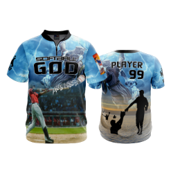 1727 FD Quarter Zip Batting Jacket SS SOFTBALL-GOD