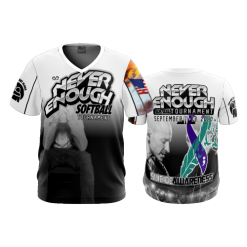 1727 FD Sport V-Neck MENS NEVER-ENOUGH-SOFTBALL-TOURNY
