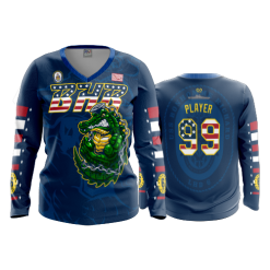 631 FD Womens V-Neck Longsleeve BHR