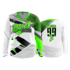 880 FD Womens V-Neck Longsleeve BEAST-MODE-WHITE-FLO INK + $5