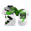 2791 FD Quarter Zip Batting Jacket SS BEAST-MODE-WHITE-FLO INK + $5