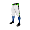 2791 CL KNICKERS CUSTOM BRAIDED BALL PANT BEAST-MODE-WHITE-FLO INK + $5