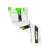2791 CL WHITE CUSTOM BRAID MENS PANT BEAST-MODE-WHITE-FLO INK + $5