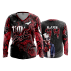 2792 FD Womens V-Neck Longsleeve TOTAL-CARNAGE