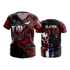 2792 FD Womens V-Neck TOTAL-CARNAGE
