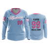 1671 FD Womens V-Neck Longsleeve MADNESS-COLUMBIA