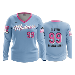 1671 FD Womens V-Neck Longsleeve MADNESS-COLUMBIA