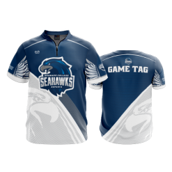 2798 FD Quarter Zip Batting Jacket SS BROWARD-GAMING-ESPORTS