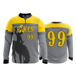 740 FD Quarter Zip Batting Jacket LS POKES-ADDONS