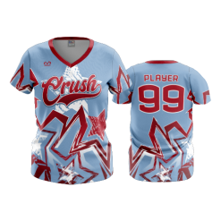 2802 FD Womens V-Neck CRUSH-FASTPITCH