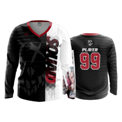 2807 FD Womens V-Neck Longsleeve SUICIDE-SQUAD