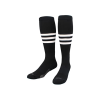 MOJO CHICS BLACK SOCKS w/white