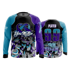 2392 FD Long Sleeve MENS SUICIDE-AWARENESS
