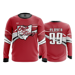 2811 FD Long Sleeve MENS OHIO-STING-RED
