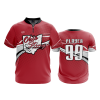 2811 FD Quarter Zip Batting Jacket SS OHIO-STING-RED
