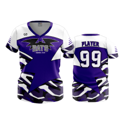 2810 FD Womens V-Neck BATS-AWAY