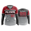 2824 FD Womens V-Neck Longsleeve ALDER-PLAIN-CITY-EBC