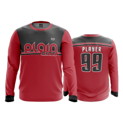 2824 FD Long Sleeve MENS ALDER-PLAIN-CITY-RED