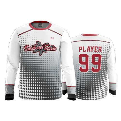 2827 FD Long Sleeve MENS BUCKEYE-ELITE-WHITE – Mojo USA