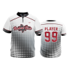 2827 FD Quarter Zip Batting Jacket SS BUCKEYE-ELITE-WHITE