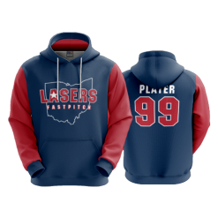 2808 FD Hoody OHIO-LASERS-SCARLET-NAVY