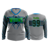 2816 FD Womens V-Neck Longsleeve BLACK-WIDOWS-10U
