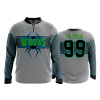 2816 FD Quarter Zip Batting Jacket LS BLACK-WIDOWS-10U