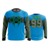 2816 FD Long Sleeve MENS BLACK-WIDOWS-BLUE