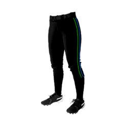 2816 FD Girls Fastpitch Pant CL BLACK-WIDOWS-BLUE