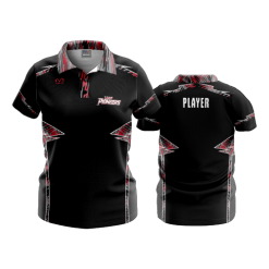 2818 FD Womens Polo LADY-PIONEERS-14U-BLACK