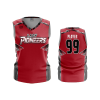 2818 FD Womens V-Neck Sleeveless LADY-PIONEERS-14U-RED