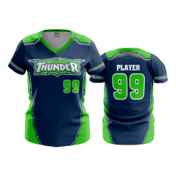 2821 FD Womens V-Neck LICKING-COUNTY-THUNDER-NAVY