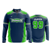 2821 FD Quarter Zip Batting Jacket LS LICKING-COUNTY-THUNDER-NAVY
